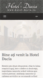 Mobile Screenshot of hotel-dacia.ro